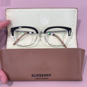 Burberry Black and Tan Glasses
